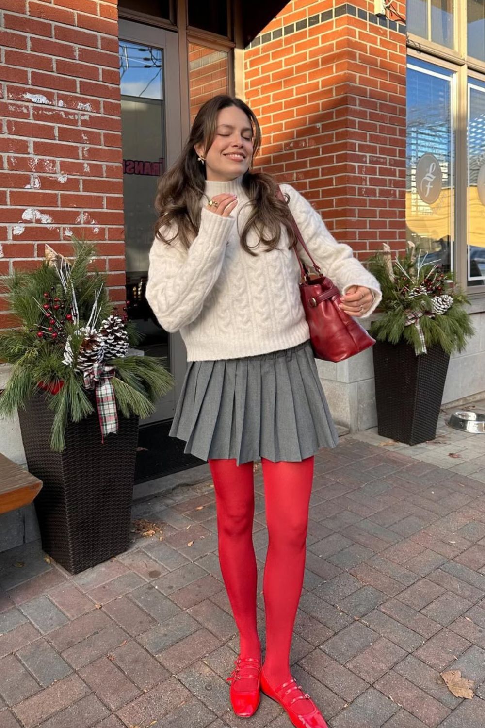Discover 20+ chic red tights outfit ideas for autumn and winter. From trench coats to sequins and cozy knits, explore stylish ways to wear red tights for everyday looks, parties, and holiday outfits. Perfect inspo for Pinterest and fashion lovers.Red Tights Outfit Winter, Red Lace Tights Outfit, Outfit With Red Tights, Dark Red Tights Outfit, Red Stockings Outfit Tights, Red Tights Outfit Aesthetic, Red Tights Christmas Outfit, Red Skirt With Black Tights Outfit, Red Fishnet Tights Outfit Discover 20+ chic red tights outfit ideas for autumn and winter. From trench coats to sequins and cozy knits, explore stylish ways to wear red tights for everyday looks, parties, and holiday outfits. Perfect inspo for Pinterest and fashion lovers.Red Tights Outfit Winter, Red Lace Tights Outfit, Outfit With Red Tights, Dark Red Tights Outfit, Red Stockings Outfit Tights, Red Tights Outfit Aesthetic, Red Tights Christmas Outfit, Red Skirt With Black Tights Outfit, Red Fishnet Tights Outfit