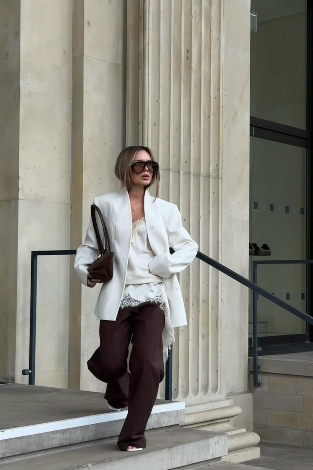 Discover 34+ chic white blazer outfit ideas, from casual daytime looks to glamorous evening styles. Get inspired by monochrome outfits, tailored layers, denim pairings, and elegant dressy ensembles for every season.White Blazer Outfit Work, White Blazer Outfit Casual, White Blazer Outfit Dressy, Off White Blazer Outfit, Black And White Blazer Outfit, White Linen Blazer Outfit, Blazer White Outfit, Outfit With White Blazer, White Blazer Black Pants Outfit, White Oversized Blazer Outfit, White Blazer Winter Outfit, White Blazer Outfit Casual Classy, Oversized White Blazer Outfit Discover 34+ chic white blazer outfit ideas, from casual daytime looks to glamorous evening styles. Get inspired by monochrome outfits, tailored layers, denim pairings, and elegant dressy ensembles for every season.White Blazer Outfit Work, White Blazer Outfit Casual, White Blazer Outfit Dressy, Off White Blazer Outfit, Black And White Blazer Outfit, White Linen Blazer Outfit, Blazer White Outfit, Outfit With White Blazer, White Blazer Black Pants Outfit, White Oversized Blazer Outfit, White Blazer Winter Outfit, White Blazer Outfit Casual Classy, Oversized White Blazer Outfit
