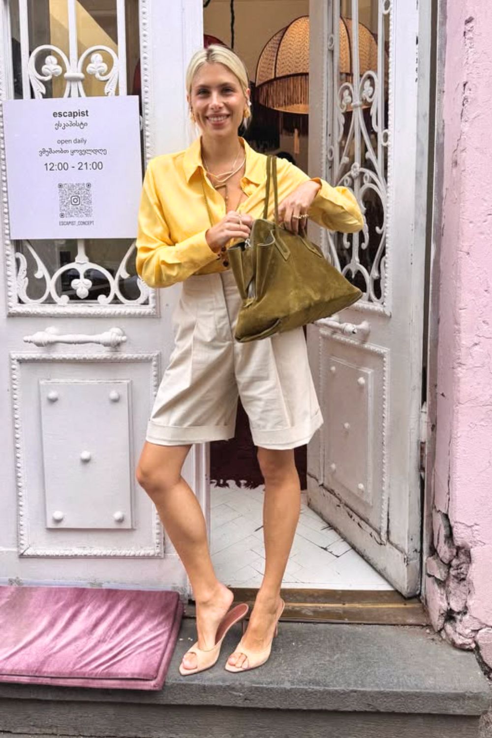 Yellow Shirt Outfits Brighten your wardrobe with these chic yellow shirt outfit ideas. Discover stylish ways to wear a yellow shirt—from casual denim looks to bold monochrome sets and elegant layered outfits. Perfect inspiration for any season. Yellow Shirt Outfit Women Casual, Yellow Striped Shirt Outfit, Yellow Button Up Shirt Outfit, Yellow Linen Shirt Outfit, Yellow Shirt Outfit Hijab, Mustard Yellow Shirt Outfit, Light Yellow Shirt Outfit, Yellow Shirt Outfit Women, Yellow Long Sleeve Shirt Outfit, Yellow Shirt And Jeans Outfit, Pastel Yellow Shirt Outfit, Yellow And White Striped Shirt Outfit, Pale Yellow Shirt Outfit