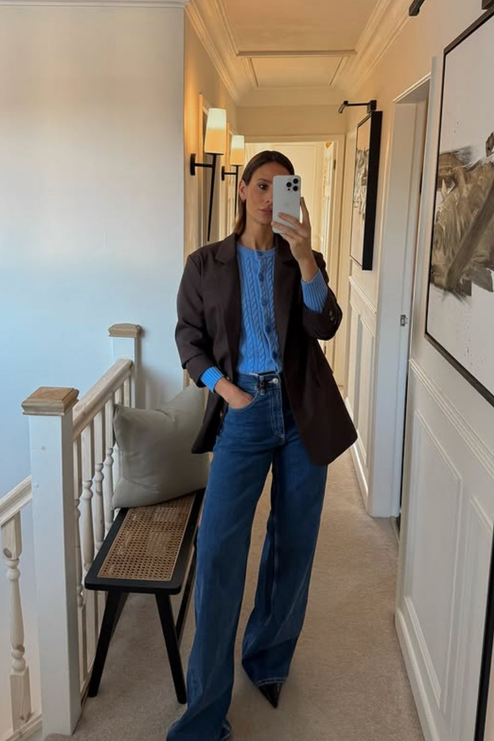 Chic blue cardigan outfit ideas styled for every season. Discover how to wear a blue cardigan with skirts, denim, trousers, and bold accessories for effortless, fashion-editor–approved looks.Blue Cardigan Outfit, Navy Blue Cardigan Outfit, Light Blue Cardigan Outfit, Dark Blue Cardigan Outfit, Baby Blue Cardigan Outfit, Blue Cardigan Outfit Aesthetic, Royal Blue Cardigan Outfit, Sky Blue Cardigan Outfit, Blue Dress With Cardigan, Blue Crochet Cardigan, Long Blue Cardigan Outfit, Navy Blue Dress With Cardigan, How To Style Blue Cardigan, Blue Knit Cardigan Outfit, Cobalt Blue Cardigan Outfit