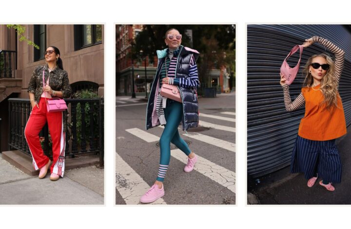 Pink sneaker outfit ideas for every style—from casual streetwear to chic skirts and tailored looks. Discover how to style pink sneakers effortlessly for everyday outfits, travel days, and fashion-forward city looks.