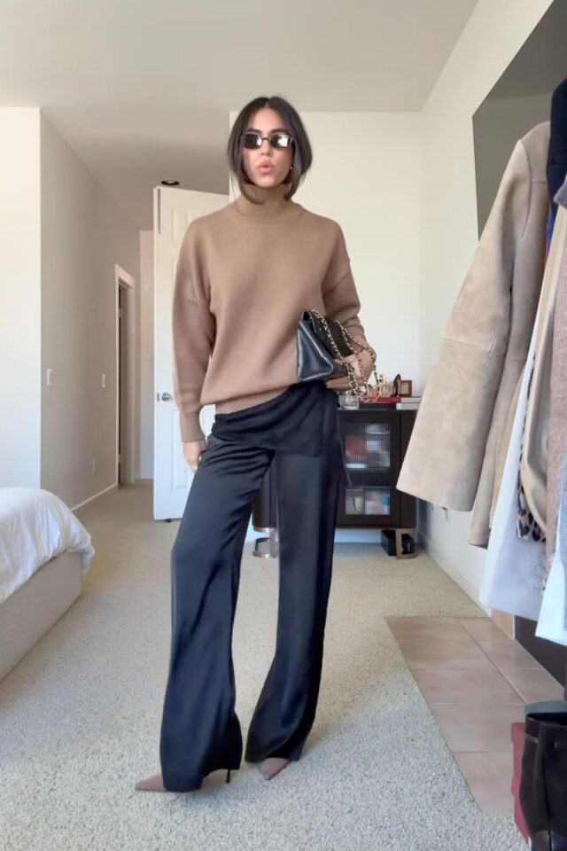 The Satin Mix Pants