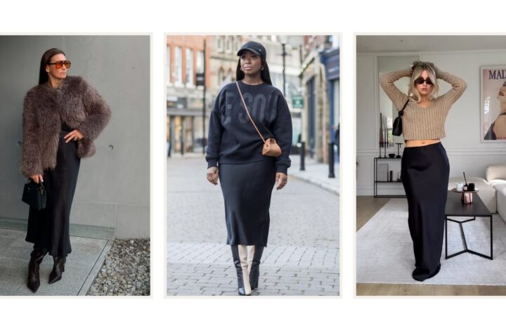 Discover chic black satin skirt outfit ideas for every season, from casual daytime looks to elevated evening styles. Learn how to style a black satin midi skirt with knits, blazers, sneakers, and heels for effortless, timeless outfits. Black Satin Skirt Outfit Classy, Black Satin Skirt Outfit Winter, Black Satin Skirt Outfit Summer, Black Satin Skirt Outfit Casual, Black Satin Midi Skirt Outfit, Long Black Satin Skirt Outfit, Black Satin Skirt Outfit Work, Black Satin Maxi Skirt Outfit, Black Satin Skirt Outfit Fall, Black Satin Mini Skirt Outfit, Satin Skirt Outfit Black Women, Black Satin Skirt Outfit Spring, Hijab, Black Long Satin Skirt Outfit, Black Satin Skirt Outfit Autumn, Casual Black Satin Skirt Outfit, Outfit Casual, Satin Skirt Outfit Hijab, Satin Skirt Outfit Elegant