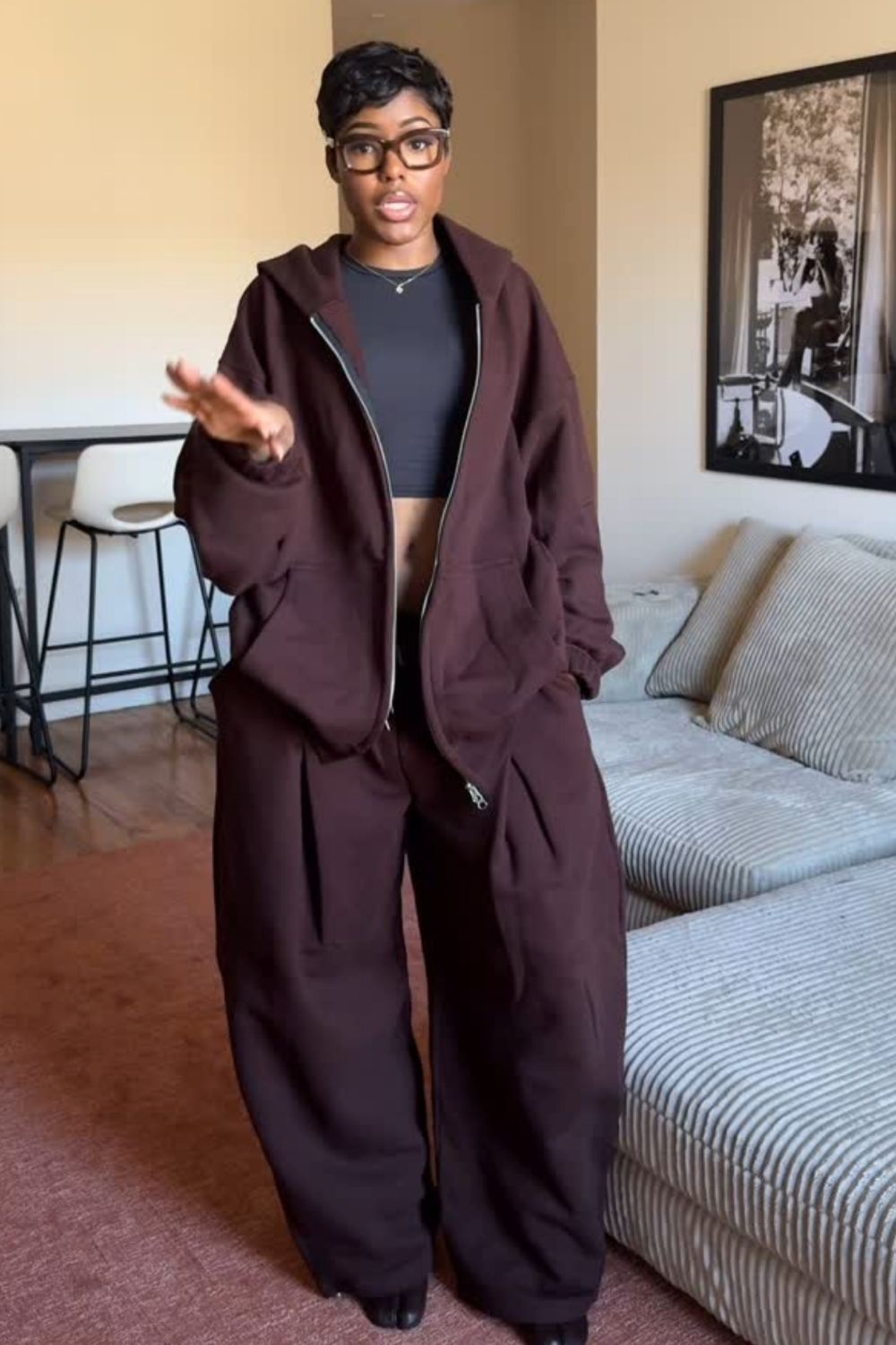Brown sweatpants outfit ideas that prove cozy can be chic. From casual street style to elevated neutral looks, discover effortless ways to style brown sweatpants for everyday wear, travel, and off-duty outfits.Light Brown Sweatpants Outfit, Brown Nike Sweatpants Outfit, Brown Cargo Sweatpants Outfit, Outfit Ideas Brown Sweatpants, Aesthetic Brown Sweatpants Outfit, Outfit Ideas With Brown Sweatpants, Baggy Sweatpants Outfit, Wide Leg Sweatpants Outfit, Cute Sweatpants Outfit, Sweatpants Outfit For School, Cargo Sweatpants Outfit, Outfit Ideas Sweatpants, Nike Sweatpants Outfit, Sweatpants Outfit Black Women, Sweatpants Outfit Winter, Sweatpants Outfit Aesthetic, Flare Sweatpants Outfit, Essentials Brown sweatpants outfit ideas that prove cozy can be chic. From casual street style to elevated neutral looks, discover effortless ways to style brown sweatpants for everyday wear, travel, and off-duty outfits.Light Brown Sweatpants Outfit, Brown Nike Sweatpants Outfit, Brown Cargo Sweatpants Outfit, Outfit Ideas Brown Sweatpants, Aesthetic Brown Sweatpants Outfit, Outfit Ideas With Brown Sweatpants, Baggy Sweatpants Outfit, Wide Leg Sweatpants Outfit, Cute Sweatpants Outfit, Sweatpants Outfit For School, Cargo Sweatpants Outfit, Outfit Ideas Sweatpants, Nike Sweatpants Outfit, Sweatpants Outfit Black Women, Sweatpants Outfit Winter, Sweatpants Outfit Aesthetic, Flare Sweatpants Outfit, Essentials