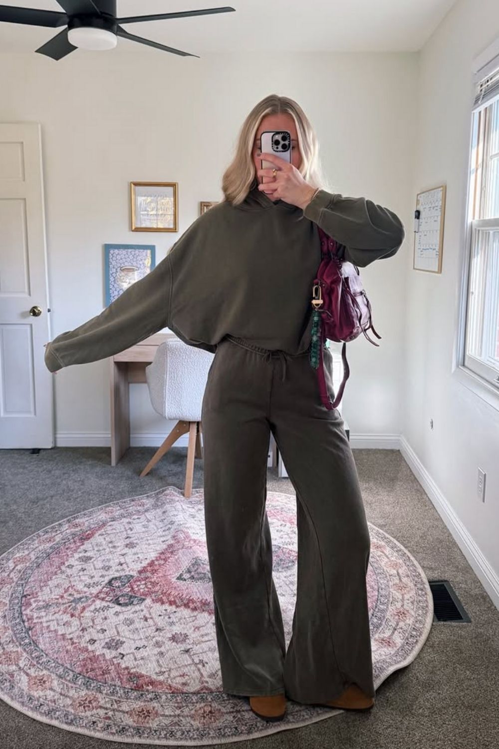 Chic green sweatpants outfit ideas that prove comfort can still look polished. I’m sharing effortless ways to style green sweatpants with coats, knits, sneakers, and bold accessories for everyday wear.Dark Green Sweatpants Outfit, Light Green Sweatpants Outfit, Olive Green Sweatpants Outfit, Sage Green Sweatpants Outfit, Green Cargo Sweatpants Outfit, Army Green Sweatpants Outfit, Green Sweatpants Outfit Winter, Mint Green Sweatpants Outfit, Green Nike Sweatpants Outfit Baggy Sweatpants Outfit, Wide Leg Sweatpants Outfit, Cute Sweatpants Outfit, Sweatpants Outfit For School, Cargo Sweatpants Outfit, Outfit Ideas Sweatpants, Nike Sweatpants Outfit, Sweatpants Outfit Black Women, Sweatpants Outfit Winter, Sweatpants Outfit Aesthetic, Flare Sweatpants Outfit Chic green sweatpants outfit ideas that prove comfort can still look polished. I’m sharing effortless ways to style green sweatpants with coats, knits, sneakers, and bold accessories for everyday wear.Dark Green Sweatpants Outfit, Light Green Sweatpants Outfit, Olive Green Sweatpants Outfit, Sage Green Sweatpants Outfit, Green Cargo Sweatpants Outfit, Army Green Sweatpants Outfit, Green Sweatpants Outfit Winter, Mint Green Sweatpants Outfit, Green Nike Sweatpants Outfit Baggy Sweatpants Outfit, Wide Leg Sweatpants Outfit, Cute Sweatpants Outfit, Sweatpants Outfit For School, Cargo Sweatpants Outfit, Outfit Ideas Sweatpants, Nike Sweatpants Outfit, Sweatpants Outfit Black Women, Sweatpants Outfit Winter, Sweatpants Outfit Aesthetic, Flare Sweatpants Outfit
