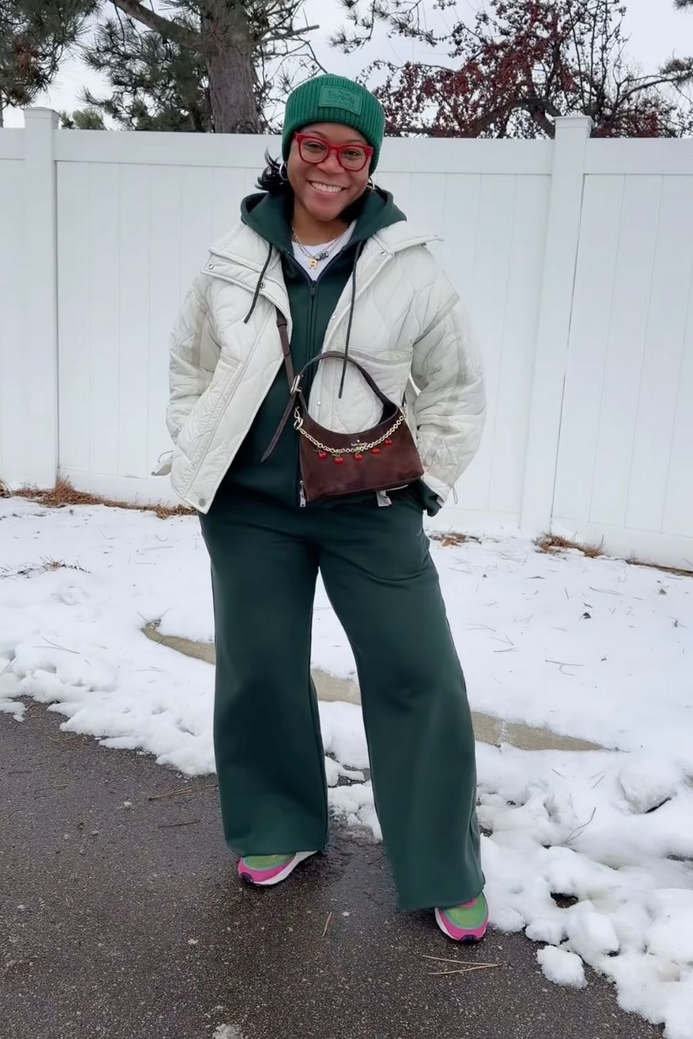 Chic green sweatpants outfit ideas that prove comfort can still look polished. I’m sharing effortless ways to style green sweatpants with coats, knits, sneakers, and bold accessories for everyday wear.Dark Green Sweatpants Outfit, Light Green Sweatpants Outfit, Olive Green Sweatpants Outfit, Sage Green Sweatpants Outfit, Green Cargo Sweatpants Outfit, Army Green Sweatpants Outfit, Green Sweatpants Outfit Winter, Mint Green Sweatpants Outfit, Green Nike Sweatpants Outfit Baggy Sweatpants Outfit, Wide Leg Sweatpants Outfit, Cute Sweatpants Outfit, Sweatpants Outfit For School, Cargo Sweatpants Outfit, Outfit Ideas Sweatpants, Nike Sweatpants Outfit, Sweatpants Outfit Black Women, Sweatpants Outfit Winter, Sweatpants Outfit Aesthetic, Flare Sweatpants Outfit Chic green sweatpants outfit ideas that prove comfort can still look polished. I’m sharing effortless ways to style green sweatpants with coats, knits, sneakers, and bold accessories for everyday wear.Dark Green Sweatpants Outfit, Light Green Sweatpants Outfit, Olive Green Sweatpants Outfit, Sage Green Sweatpants Outfit, Green Cargo Sweatpants Outfit, Army Green Sweatpants Outfit, Green Sweatpants Outfit Winter, Mint Green Sweatpants Outfit, Green Nike Sweatpants Outfit Baggy Sweatpants Outfit, Wide Leg Sweatpants Outfit, Cute Sweatpants Outfit, Sweatpants Outfit For School, Cargo Sweatpants Outfit, Outfit Ideas Sweatpants, Nike Sweatpants Outfit, Sweatpants Outfit Black Women, Sweatpants Outfit Winter, Sweatpants Outfit Aesthetic, Flare Sweatpants Outfit