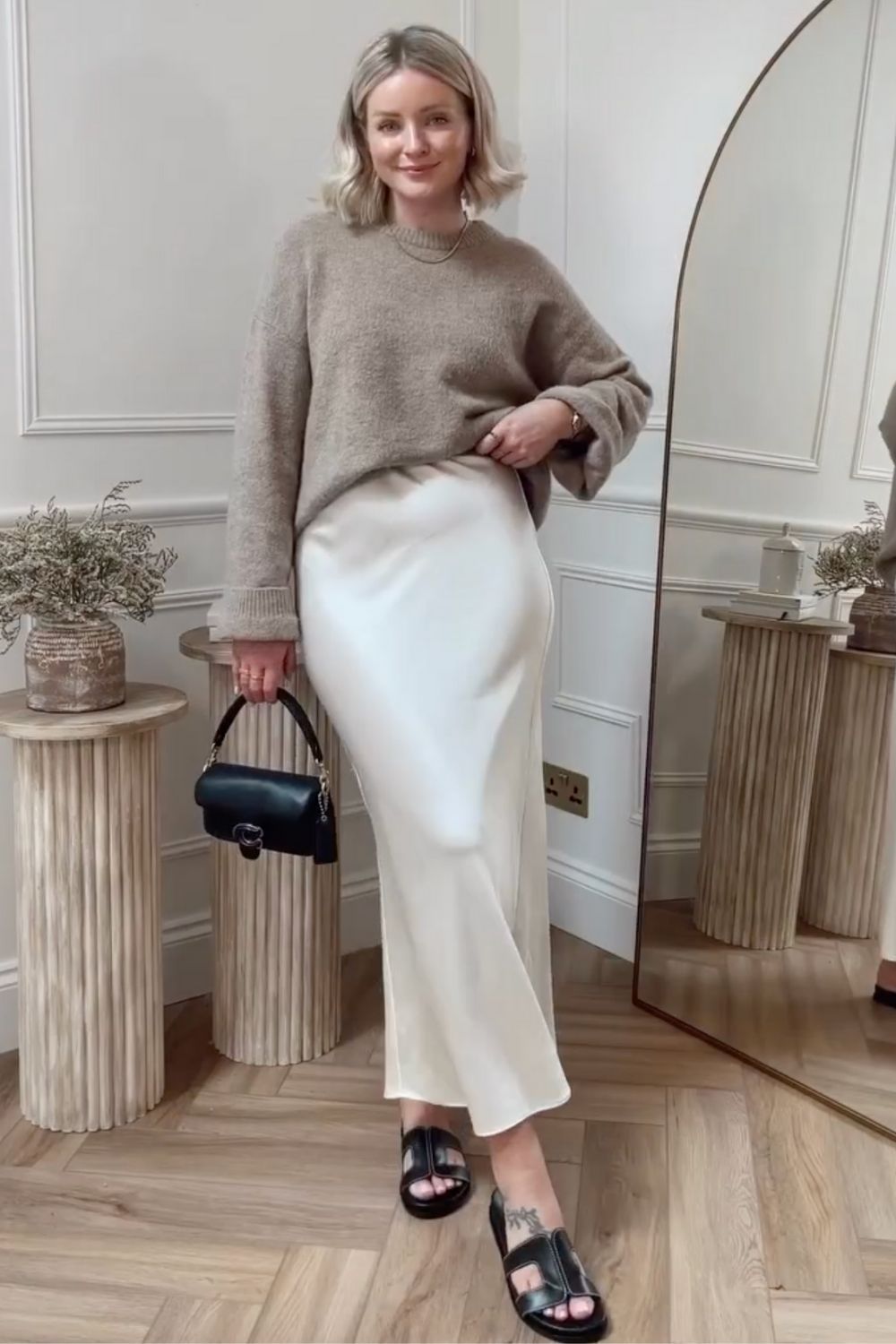 Discover chic white satin skirt outfit ideas for every season, from casual everyday looks to elegant evening styles. Learn how to style a white satin skirt with knits, blazers, sneakers, and heels for effortless, polished outfits. Satin White Skirt Outfit, White Satin Skirt Outfit Winter, White Satin Skirt Outfit Summer, Off White Satin Skirt Outfit, White Satin Maxi Skirt Outfit, White Satin Midi Skirt Outfit, Long White Satin Skirt Outfit, Short White Satin Skirt Outfit, Long Satin Skirt Outfit, Satin Skirt Outfit Classy, Satin Skirt Outfit Winter, Satin Skirt Outfit Summer, Satin Maxi Skirt Outfit, Satin Skirt Outfit Casual, Satin Skirt Outfit Hijab, Satin Skirt Outfit Elegant, Satin Skirt Winter Outfit, Maxi Satin Skirt Outfit, Midi Satin Skirt Outfit, Satin Long Skirt Outfit