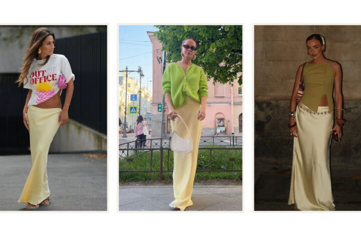 Discover chic yellow satin skirt outfit ideas styled with sweaters, graphic tees, sneakers, and statement tops. Perfect inspiration for casual days, city looks, and elevated everyday outfits. Butter Yellow Satin Skirt Outfit, Yellow Satin, Long Satin Skirt Outfit, Satin Skirt Outfit Classy, Satin Skirt Outfit Winter, Satin Skirt Outfit Summer, Satin Maxi Skirt Outfit, Satin Skirt Outfit Casual, Satin Skirt Outfit Hijab, Satin Skirt Outfit Elegant, Satin Skirt Winter Outfit, Maxi Satin Skirt Outfit, Midi Satin Skirt Outfit, Satin Long Skirt Outfit
