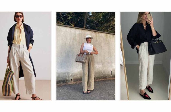 Discover chic and effortless ways to style beige linen pants with these versatile outfit ideas. From casual daytime looks to elevated, polished ensembles, this guide breaks down how to wear linen pants with ease, including styling tips, outfit inspiration, and must-have accessories to complete every look. Beige Linen Pants Outfit, Beige Linen Pants Outfit Summer, Beige Linen Pants Outfit Women Summer, Beige Linen Pants Outfit Summer Casual, Beige Linen Pants Outfit Casual, Beige Linen Pants Outfit Hijab, Beige Linen Pants Outfit Spring, Beige Linen Pants Green Shirt Outfit, Beige Linen Pants Outfit Work, Beige Linen Pants Styling, Beige Linen Pants With Black Top, With White Top, With Blue Shirt, With Pink Shirt, With Green Top With Sweater