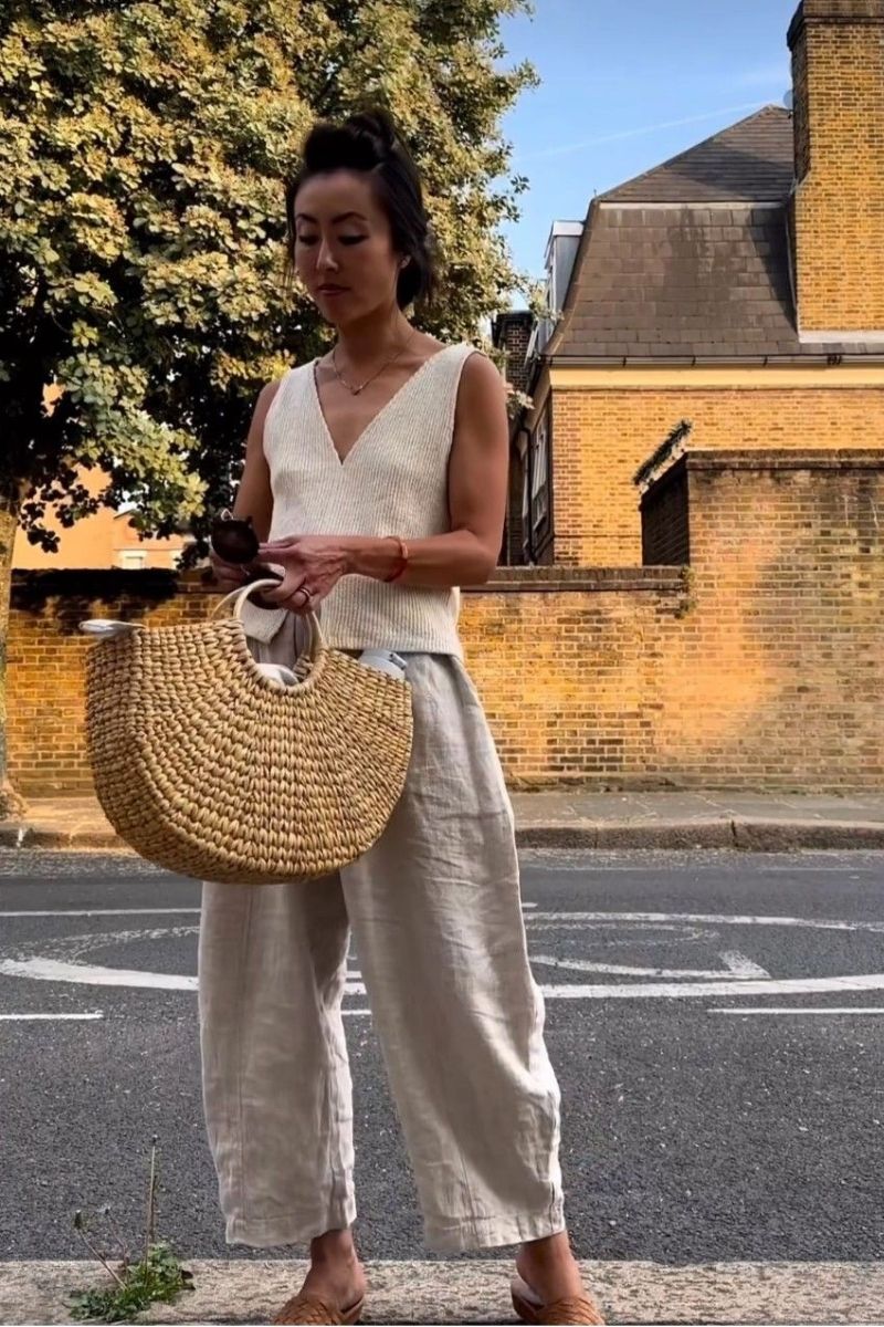 Discover chic and effortless ways to style beige linen pants with these versatile outfit ideas. From casual daytime looks to elevated, polished ensembles, this guide breaks down how to wear linen pants with ease, including styling tips, outfit inspiration, and must-have accessories to complete every look. Beige Linen Pants Outfit, Beige Linen Pants Outfit Summer, Beige Linen Pants Outfit Women Summer, Beige Linen Pants Outfit Summer Casual, Beige Linen Pants Outfit Casual, Beige Linen Pants Outfit Hijab, Beige Linen Pants Outfit Spring, Beige Linen Pants Green Shirt Outfit, Beige Linen Pants Outfit Work, Beige Linen Pants Styling, Beige Linen Pants With Black Top, With White Top, With Blue Shirt, With Pink Shirt, With Green Top With Sweater Discover chic and effortless ways to style beige linen pants with these versatile outfit ideas. From casual daytime looks to elevated, polished ensembles, this guide breaks down how to wear linen pants with ease, including styling tips, outfit inspiration, and must-have accessories to complete every look. Beige Linen Pants Outfit, Beige Linen Pants Outfit Summer, Beige Linen Pants Outfit Women Summer, Beige Linen Pants Outfit Summer Casual, Beige Linen Pants Outfit Casual, Beige Linen Pants Outfit Hijab, Beige Linen Pants Outfit Spring, Beige Linen Pants Green Shirt Outfit, Beige Linen Pants Outfit Work, Beige Linen Pants Styling, Beige Linen Pants With Black Top, With White Top, With Blue Shirt, With Pink Shirt, With Green Top With Sweater