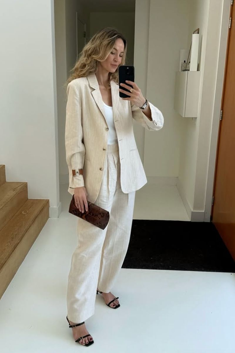 Discover chic and effortless ways to style beige linen pants with these versatile outfit ideas. From casual daytime looks to elevated, polished ensembles, this guide breaks down how to wear linen pants with ease, including styling tips, outfit inspiration, and must-have accessories to complete every look. Beige Linen Pants Outfit, Beige Linen Pants Outfit Summer, Beige Linen Pants Outfit Women Summer, Beige Linen Pants Outfit Summer Casual, Beige Linen Pants Outfit Casual, Beige Linen Pants Outfit Hijab, Beige Linen Pants Outfit Spring, Beige Linen Pants Green Shirt Outfit, Beige Linen Pants Outfit Work, Beige Linen Pants Styling, Beige Linen Pants With Black Top, With White Top, With Blue Shirt, With Pink Shirt, With Green Top With Sweater Discover chic and effortless ways to style beige linen pants with these versatile outfit ideas. From casual daytime looks to elevated, polished ensembles, this guide breaks down how to wear linen pants with ease, including styling tips, outfit inspiration, and must-have accessories to complete every look. Beige Linen Pants Outfit, Beige Linen Pants Outfit Summer, Beige Linen Pants Outfit Women Summer, Beige Linen Pants Outfit Summer Casual, Beige Linen Pants Outfit Casual, Beige Linen Pants Outfit Hijab, Beige Linen Pants Outfit Spring, Beige Linen Pants Green Shirt Outfit, Beige Linen Pants Outfit Work, Beige Linen Pants Styling, Beige Linen Pants With Black Top, With White Top, With Blue Shirt, With Pink Shirt, With Green Top With Sweater
