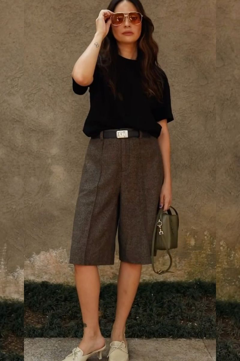Discover chic and effortless Bermuda shorts outfit ideas you’ll actually want to wear. From tailored blazers to casual summer looks, this guide breaks down how to style Bermuda shorts for every occasion with modern, flattering outfit inspiration. Bermuda Shorts With Sneakers, Bermuda Shorts With Boots Outfit, Bermuda Shorts With Blazer, Bermuda Shorts With Shirt, Ankle Boots, What Top To Wear With Bermuda Shorts, What Top To Wear With Bermuda Shorts, What To Wear With Denim Bermuda Shorts, What To Wear With Navy Bermuda Shorts, What To Pair With Bermuda Shorts, What Can I Wear With Bermuda Shorts, What To Wear With White Bermuda Shorts, Bermuda Shorts Outfit Women, Bermuda Shorts Outfit Street Styles, Bermuda Shorts Outfit Women Summer, Bermuda Shorts Styling, Bermuda Shorts Outfit Spring Discover chic and effortless Bermuda shorts outfit ideas you’ll actually want to wear. From tailored blazers to casual summer looks, this guide breaks down how to style Bermuda shorts for every occasion with modern, flattering outfit inspiration. Bermuda Shorts With Sneakers, Bermuda Shorts With Boots Outfit, Bermuda Shorts With Blazer, Bermuda Shorts With Shirt, Ankle Boots, What Top To Wear With Bermuda Shorts, What Top To Wear With Bermuda Shorts, What To Wear With Denim Bermuda Shorts, What To Wear With Navy Bermuda Shorts, What To Pair With Bermuda Shorts, What Can I Wear With Bermuda Shorts, What To Wear With White Bermuda Shorts, Bermuda Shorts Outfit Women, Bermuda Shorts Outfit Street Styles, Bermuda Shorts Outfit Women Summer, Bermuda Shorts Styling, Bermuda Shorts Outfit Spring