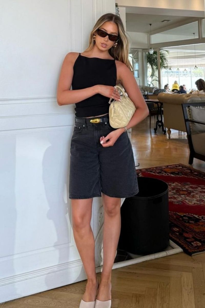 Discover effortlessly chic black denim shorts outfit ideas you can wear on repeat. From casual everyday looks to elevated, dressy styling, this guide covers versatile outfit inspiration, styling tips, and must-have accessories to help you create polished, fashion-forward outfits for any occasion. What To Wear With Black Shorts Denim, Black Denim Shorts Outfit, Black Denim Shorts Outfit Summer, Black Denim Shorts Outfit Women, Black Denim Shorts Outfit Casual, Black Denim Shorts Outfit Black Women, Black Denim Shorts Outfit Aesthetic, Black Denim Shorts Outfit Casual, Black Denim Shorts Low Rise, What To Wear With Black Shorts Denim, What To Pair With Black Denim Shorts, What To Style With Black Denim Shorts, What Goes With Black Denim Shorts, With Boots, Belt, White Shirt Discover effortlessly chic black denim shorts outfit ideas you can wear on repeat. From casual everyday looks to elevated, dressy styling, this guide covers versatile outfit inspiration, styling tips, and must-have accessories to help you create polished, fashion-forward outfits for any occasion. What To Wear With Black Shorts Denim, Black Denim Shorts Outfit, Black Denim Shorts Outfit Summer, Black Denim Shorts Outfit Women, Black Denim Shorts Outfit Casual, Black Denim Shorts Outfit Black Women, Black Denim Shorts Outfit Aesthetic, Black Denim Shorts Outfit Casual, Black Denim Shorts Low Rise, What To Wear With Black Shorts Denim, What To Pair With Black Denim Shorts, What To Style With Black Denim Shorts, What Goes With Black Denim Shorts, With Boots, Belt, White Shirt