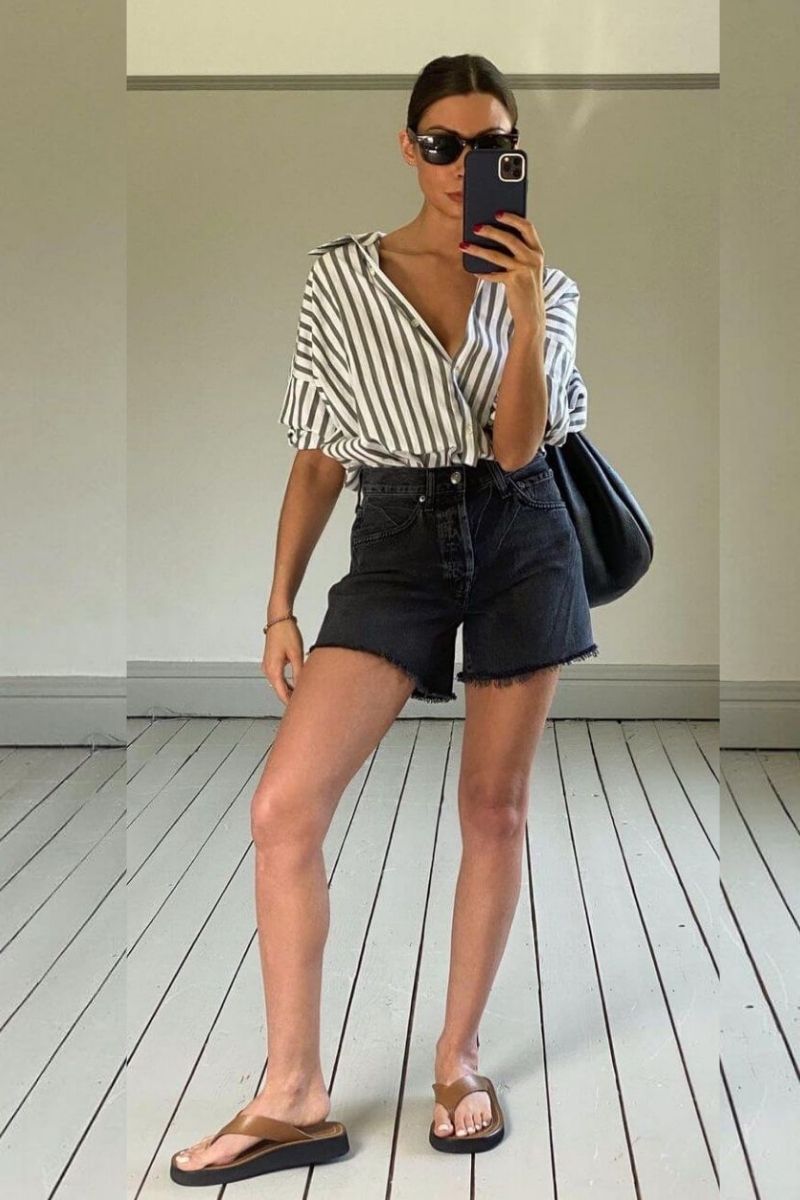 Discover effortlessly chic black denim shorts outfit ideas you can wear on repeat. From casual everyday looks to elevated, dressy styling, this guide covers versatile outfit inspiration, styling tips, and must-have accessories to help you create polished, fashion-forward outfits for any occasion. What To Wear With Black Shorts Denim, Black Denim Shorts Outfit, Black Denim Shorts Outfit Summer, Black Denim Shorts Outfit Women, Black Denim Shorts Outfit Casual, Black Denim Shorts Outfit Black Women, Black Denim Shorts Outfit Aesthetic, Black Denim Shorts Outfit Casual, Black Denim Shorts Low Rise, What To Wear With Black Shorts Denim, What To Pair With Black Denim Shorts, What To Style With Black Denim Shorts, What Goes With Black Denim Shorts, With Boots, Belt, White Shirt Discover effortlessly chic black denim shorts outfit ideas you can wear on repeat. From casual everyday looks to elevated, dressy styling, this guide covers versatile outfit inspiration, styling tips, and must-have accessories to help you create polished, fashion-forward outfits for any occasion. What To Wear With Black Shorts Denim, Black Denim Shorts Outfit, Black Denim Shorts Outfit Summer, Black Denim Shorts Outfit Women, Black Denim Shorts Outfit Casual, Black Denim Shorts Outfit Black Women, Black Denim Shorts Outfit Aesthetic, Black Denim Shorts Outfit Casual, Black Denim Shorts Low Rise, What To Wear With Black Shorts Denim, What To Pair With Black Denim Shorts, What To Style With Black Denim Shorts, What Goes With Black Denim Shorts, With Boots, Belt, White Shirt