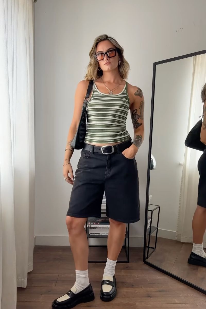 Discover effortlessly chic black denim shorts outfit ideas you can wear on repeat. From casual everyday looks to elevated, dressy styling, this guide covers versatile outfit inspiration, styling tips, and must-have accessories to help you create polished, fashion-forward outfits for any occasion. What To Wear With Black Shorts Denim, Black Denim Shorts Outfit, Black Denim Shorts Outfit Summer, Black Denim Shorts Outfit Women, Black Denim Shorts Outfit Casual, Black Denim Shorts Outfit Black Women, Black Denim Shorts Outfit Aesthetic, Black Denim Shorts Outfit Casual, Black Denim Shorts Low Rise, What To Wear With Black Shorts Denim, What To Pair With Black Denim Shorts, What To Style With Black Denim Shorts, What Goes With Black Denim Shorts, With Boots, Belt, White Shirt Discover effortlessly chic black denim shorts outfit ideas you can wear on repeat. From casual everyday looks to elevated, dressy styling, this guide covers versatile outfit inspiration, styling tips, and must-have accessories to help you create polished, fashion-forward outfits for any occasion. What To Wear With Black Shorts Denim, Black Denim Shorts Outfit, Black Denim Shorts Outfit Summer, Black Denim Shorts Outfit Women, Black Denim Shorts Outfit Casual, Black Denim Shorts Outfit Black Women, Black Denim Shorts Outfit Aesthetic, Black Denim Shorts Outfit Casual, Black Denim Shorts Low Rise, What To Wear With Black Shorts Denim, What To Pair With Black Denim Shorts, What To Style With Black Denim Shorts, What Goes With Black Denim Shorts, With Boots, Belt, White Shirt