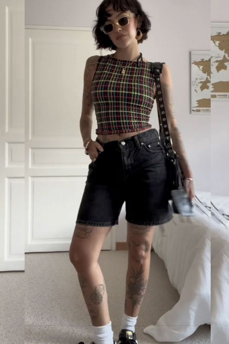 Discover effortlessly chic black denim shorts outfit ideas you can wear on repeat. From casual everyday looks to elevated, dressy styling, this guide covers versatile outfit inspiration, styling tips, and must-have accessories to help you create polished, fashion-forward outfits for any occasion. What To Wear With Black Shorts Denim, Black Denim Shorts Outfit, Black Denim Shorts Outfit Summer, Black Denim Shorts Outfit Women, Black Denim Shorts Outfit Casual, Black Denim Shorts Outfit Black Women, Black Denim Shorts Outfit Aesthetic, Black Denim Shorts Outfit Casual, Black Denim Shorts Low Rise, What To Wear With Black Shorts Denim, What To Pair With Black Denim Shorts, What To Style With Black Denim Shorts, What Goes With Black Denim Shorts, With Boots, Belt, White Shirt Discover effortlessly chic black denim shorts outfit ideas you can wear on repeat. From casual everyday looks to elevated, dressy styling, this guide covers versatile outfit inspiration, styling tips, and must-have accessories to help you create polished, fashion-forward outfits for any occasion. What To Wear With Black Shorts Denim, Black Denim Shorts Outfit, Black Denim Shorts Outfit Summer, Black Denim Shorts Outfit Women, Black Denim Shorts Outfit Casual, Black Denim Shorts Outfit Black Women, Black Denim Shorts Outfit Aesthetic, Black Denim Shorts Outfit Casual, Black Denim Shorts Low Rise, What To Wear With Black Shorts Denim, What To Pair With Black Denim Shorts, What To Style With Black Denim Shorts, What Goes With Black Denim Shorts, With Boots, Belt, White Shirt