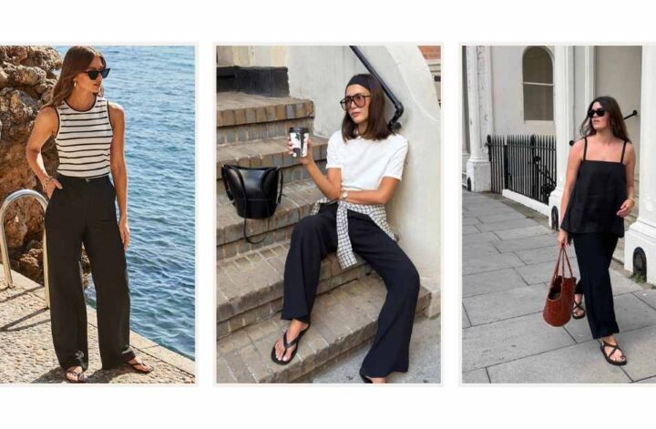Looking for effortless ways to style black linen pants? This chic outfit guide features 25+ stylish black linen pants outfit ideas, from casual everyday looks to elevated summer outfits. Discover how to style black linen trousers with tops, shoes, and accessories for a polished, modern wardrobe. Black Linen Pants Outfit, Black Linen Pants Outfit Summer, Black Linen Pants Outfit Work, Black Linen Pants Outfit Summer Casual, Black Linen Pants Outfit Spring, Black Linen Pants Outfit Casual, Black Linen Pants Outfit Winter, Black Linen Pants Outfit Winter, Black Linen Pants And Sweater Outfit, Black Linen Pants Outfit Winter Casual, Black Linen Pants With Sneakers, Black Linen Pants With Sweater, With Black Top, With Jean Jacket, With Cardigan, With Sneakers Outfit, With Denim Jacket