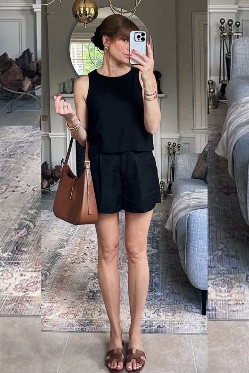 Discover chic and effortless ways to style black linen shorts with these elevated outfit ideas. From casual everyday looks to polished, put-together ensembles, this guide covers versatile styling tips, must-have accessories, and modern outfit inspiration perfect for summer, travel, and beyond. Black Linen Shorts With Sneakers, Black Linen Shorts With Belt, Black Linen Shorts With Sambas, Black Linen Shorts With Heels, Black Linen Shorts With Tshirt, Black Linen Shorts With Sweater, Black Linen Shorts With Boots, Black Linen Shirt With Shorts, Black Linen Shorts Outfit Summer, Casual, Black Linen Shorts Outfit Classy, Black Linen Shorts Outfit Beach, Black Linen Shorts Outfit Summer Casual, Black Linen Shorts Outfits Women, Plus Size, Black Linen Shorts Outfit Aesthetic, Fall Discover chic and effortless ways to style black linen shorts with these elevated outfit ideas. From casual everyday looks to polished, put-together ensembles, this guide covers versatile styling tips, must-have accessories, and modern outfit inspiration perfect for summer, travel, and beyond. Black Linen Shorts With Sneakers, Black Linen Shorts With Belt, Black Linen Shorts With Sambas, Black Linen Shorts With Heels, Black Linen Shorts With Tshirt, Black Linen Shorts With Sweater, Black Linen Shorts With Boots, Black Linen Shirt With Shorts, Black Linen Shorts Outfit Summer, Casual, Black Linen Shorts Outfit Classy, Black Linen Shorts Outfit Beach, Black Linen Shorts Outfit Summer Casual, Black Linen Shorts Outfits Women, Plus Size, Black Linen Shorts Outfit Aesthetic, Fall