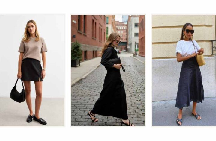 Discover the chicest black linen skirt outfit ideas for every season, from effortless casual looks to elevated minimalist styling. This guide includes elegant black linen maxi skirts, mini skirts, striped shirts, white tanks, denim layers, sandals, woven bags, and timeless outfit inspiration perfect for vacations, brunch, city days, and everyday wear. Black Linen Skirt With Boots, Black Linen Skirt With Slit, Black Linen Skirt With Top, Black Linen Skirt With Belt, Black Linen Skirt With Pockets, Black Linen Skirt With Buttons, Outfit With Long Black Linen Skirt, Outfits With Black Linen Skirt, What To Wear With Black Linen Maxi Skirt, Outfit With Short Black Linen Skirt, Black Linen Skirt Winter Outfit, Winter, Fall, Spring, Black Linen Skirt Work, Black Linen Skirt White Top, Work