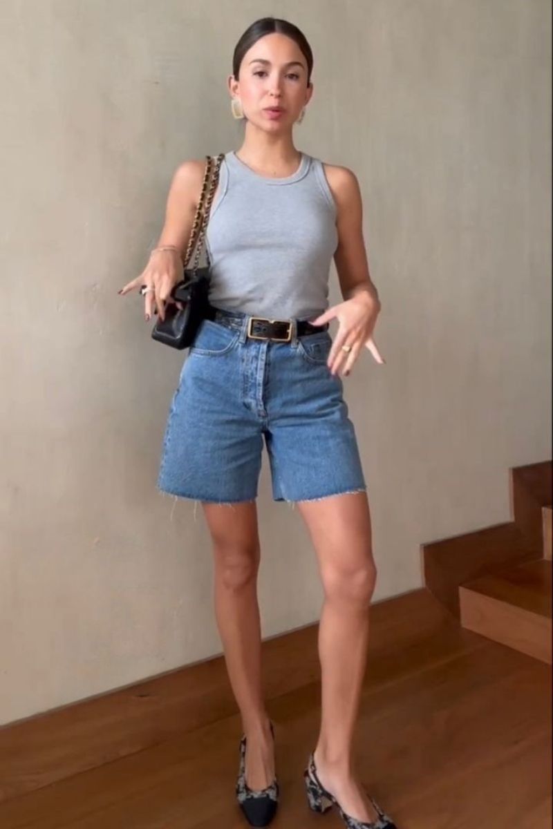 Discover chic and effortless blue denim shorts outfit ideas you can wear all summer long. From polished blazer looks to casual tees, coastal styles, and elevated basics, these outfits show you exactly how to style denim shorts for any occasion with modern, flattering pieces and accessories. Blue Denim Shorts Outfit, Blue Denim Shorts Outfit Summer, Blue Denim Shorts Outfits Women, Blue Denim Shorts Outfit Summer Casual, Blue Denim Shorts Outfit Ideas, Blue Denim Shorts Outfit Ideas, Blue Denim Shorts Fit, Blue Denim Shorts Outfit Aesthetic, Blue Denim Shorts Styling Ideas