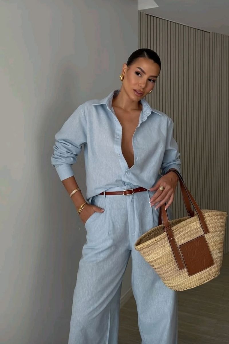 Discover effortlessly chic blue linen pants outfit ideas perfect for summer, from relaxed everyday looks to elevated, polished styles. Get inspired with stylish outfit combinations, expert styling tips, and must-have pieces to create versatile, breathable, and fashion-forward linen outfits for any occasion. Blue Linen Pants With Black Shirt, Blue Linen Pants With Sweater, Blue Linen Pants With White Shirt, Blue Linen Pants With Yellow Top, Blue Linen Pants With White Top, Blue Linen Pants With Hoodie, Blue Linen Pants With Stripes, Blue Linen Pants With Sneakers, Blue Linen Pants Outfit Summer, Blue Linen Pants Outfit Work, Blue Linen Pants Outfit Spring, Blue Linen Pants Outfit Black Women, Blue Linen Pants Outfit Winter, Blue Linen Pants Outfit Hijab, Blue Linen Pants Outfit Fall