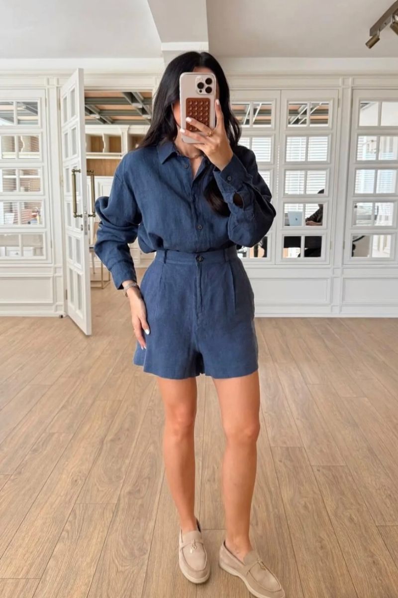 Discover how to style blue linen shorts with effortlessly chic outfit ideas perfect for summer. From polished tailored looks to relaxed casual outfits, this guide covers versatile styling tips, must-have accessories, and easy combinations to elevate your everyday wardrobe with timeless, breathable pieces. Blue Linen Shorts Outfit, Blue Linen Shorts Outfit Summer, Blue Linen Shorts Outfits Women, Blue Linen Shorts Beach Outfit, Blue Linen Shorts Outfit Plus Size, Blue Linen Shorts Outfit Aesthetic, Blue Linen Shorts Styling, Blue Linen Shorts White Top, What To Wear With Light Blue Linen Shorts, Outfits With Light Blue Linen Shorts, What To Wear With Blue Linen Shorts, Outfits With Blue Striped Linen Shorts, Linen Shorts With Blue Top Discover how to style blue linen shorts with effortlessly chic outfit ideas perfect for summer. From polished tailored looks to relaxed casual outfits, this guide covers versatile styling tips, must-have accessories, and easy combinations to elevate your everyday wardrobe with timeless, breathable pieces. Blue Linen Shorts Outfit, Blue Linen Shorts Outfit Summer, Blue Linen Shorts Outfits Women, Blue Linen Shorts Beach Outfit, Blue Linen Shorts Outfit Plus Size, Blue Linen Shorts Outfit Aesthetic, Blue Linen Shorts Styling, Blue Linen Shorts White Top, What To Wear With Light Blue Linen Shorts, Outfits With Light Blue Linen Shorts, What To Wear With Blue Linen Shorts, Outfits With Blue Striped Linen Shorts, Linen Shorts With Blue Top