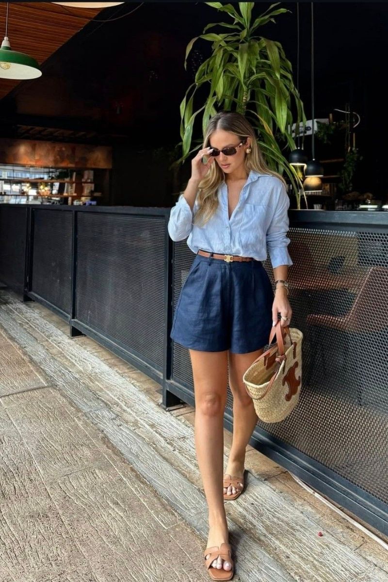 Discover how to style blue linen shorts with effortlessly chic outfit ideas perfect for summer. From polished tailored looks to relaxed casual outfits, this guide covers versatile styling tips, must-have accessories, and easy combinations to elevate your everyday wardrobe with timeless, breathable pieces. Blue Linen Shorts Outfit, Blue Linen Shorts Outfit Summer, Blue Linen Shorts Outfits Women, Blue Linen Shorts Beach Outfit, Blue Linen Shorts Outfit Plus Size, Blue Linen Shorts Outfit Aesthetic, Blue Linen Shorts Styling, Blue Linen Shorts White Top, What To Wear With Light Blue Linen Shorts, Outfits With Light Blue Linen Shorts, What To Wear With Blue Linen Shorts, Outfits With Blue Striped Linen Shorts, Linen Shorts With Blue Top Discover how to style blue linen shorts with effortlessly chic outfit ideas perfect for summer. From polished tailored looks to relaxed casual outfits, this guide covers versatile styling tips, must-have accessories, and easy combinations to elevate your everyday wardrobe with timeless, breathable pieces. Blue Linen Shorts Outfit, Blue Linen Shorts Outfit Summer, Blue Linen Shorts Outfits Women, Blue Linen Shorts Beach Outfit, Blue Linen Shorts Outfit Plus Size, Blue Linen Shorts Outfit Aesthetic, Blue Linen Shorts Styling, Blue Linen Shorts White Top, What To Wear With Light Blue Linen Shorts, Outfits With Light Blue Linen Shorts, What To Wear With Blue Linen Shorts, Outfits With Blue Striped Linen Shorts, Linen Shorts With Blue Top
