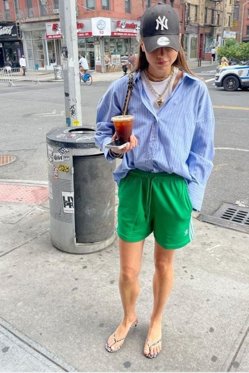 Discover chic and effortless green shorts outfit ideas you’ll want to wear all season long. From tailored looks to casual street style, this guide shows you exactly how to style green shorts with confidence using color pairing tips, accessories, and elevated outfit inspiration for any occasion. What To Where With Green Shorts, What To Wear Green Shorts, What To Wear With Green And White Shorts, What To Wear With Green Shorts Outfits, What Goes With Green Shorts, What To Wear With Light Green Shorts, What Goes With Olive Green Shorts, Green Shorts With Pink Stripes Outfit, Green Shorts With White Top, Green Shorts With Boots, Green Shorts With Pink Top, Green Shorts Outfits Women, Green Shorts Outfit Ideas, Green Shorts Outfit Aesthetic, Green Shorts Fit