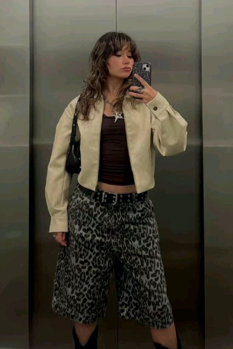 Discover chic and effortless ways to style leopard shorts with these fashion-forward outfit ideas. From casual streetwear to elevated looks, explore versatile styling tips, trendy pairings, and must-have accessories to create bold, wearable outfits for any occasion. Leopard Shorts Outfit, Leopard Shorts Outfit Summer, Leopard Shorts Outfit Winter, Leopard Shorts Outfit Winter, Leopard Shorts Rave Outfit, Leopard Shorts Rave Outfit, Leopard Shorts Outfit Festival, Leopard Shorts With Black Top, Leopard Shorts With Sambas, What Goes With Leopard Print Shorts, What To Wear With Leopard Print Shorts, What To Wear With Leopard Shorts, Leopard Print Shorts Outfit, Leopard Print Shorts Outfit Black Women, Leopard Print Shorts Outfit Ideas, Leopard Print Shorts Festival