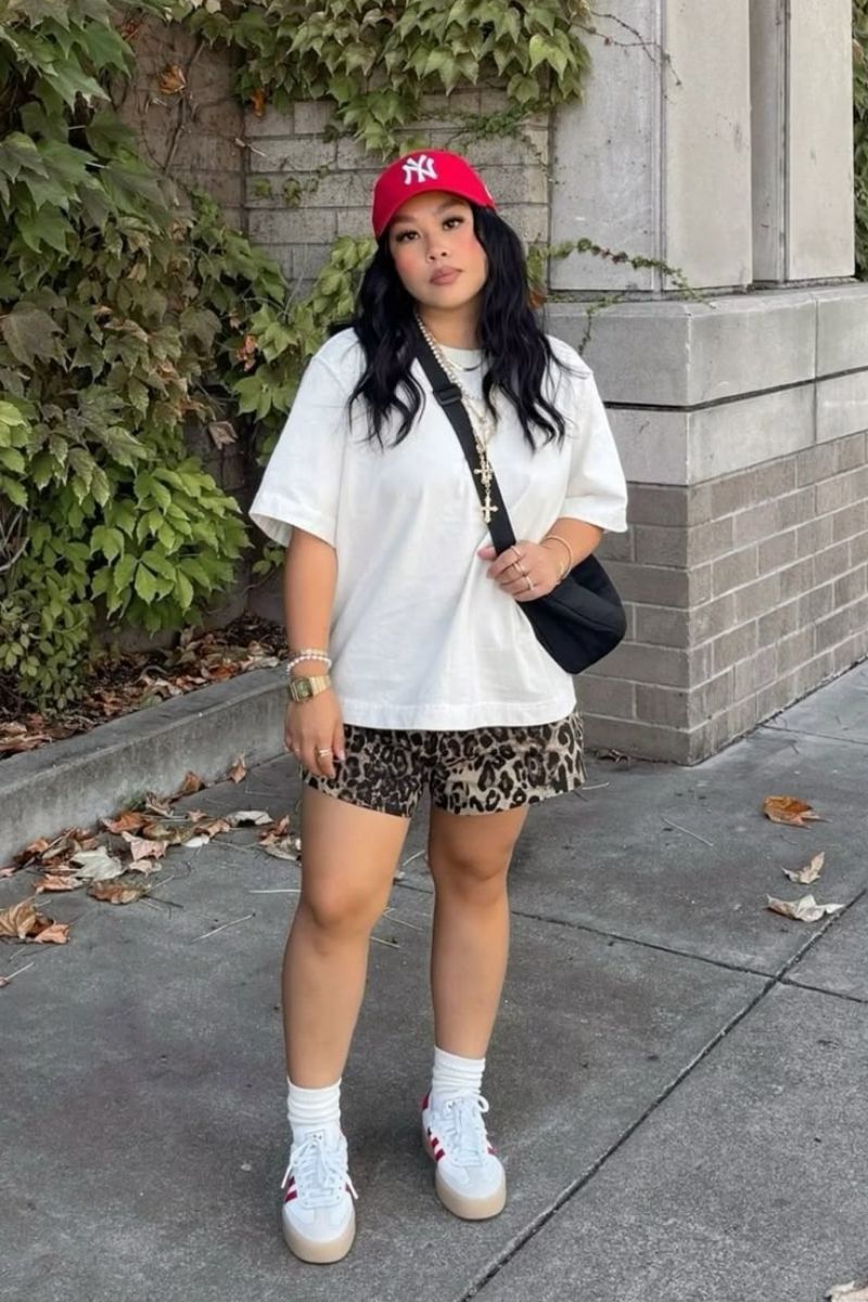 Discover chic and effortless ways to style leopard shorts with these fashion-forward outfit ideas. From casual streetwear to elevated looks, explore versatile styling tips, trendy pairings, and must-have accessories to create bold, wearable outfits for any occasion. Leopard Shorts Outfit, Leopard Shorts Outfit Summer, Leopard Shorts Outfit Winter, Leopard Shorts Outfit Winter, Leopard Shorts Rave Outfit, Leopard Shorts Rave Outfit, Leopard Shorts Outfit Festival, Leopard Shorts With Black Top, Leopard Shorts With Sambas, What Goes With Leopard Print Shorts, What To Wear With Leopard Print Shorts, What To Wear With Leopard Shorts, Leopard Print Shorts Outfit, Leopard Print Shorts Outfit Black Women, Leopard Print Shorts Outfit Ideas, Leopard Print Shorts Festival