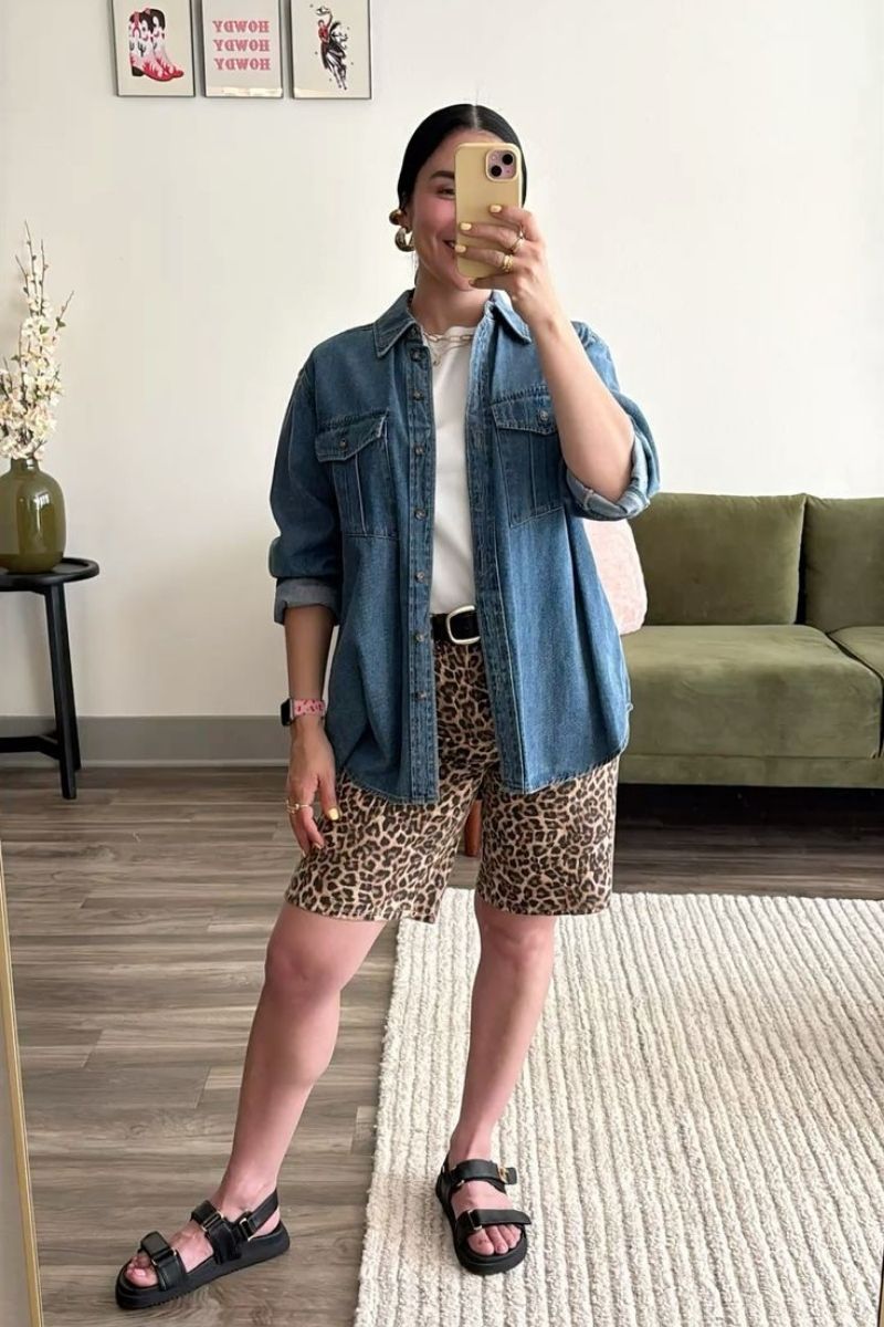 Discover chic and effortless ways to style leopard shorts with these fashion-forward outfit ideas. From casual streetwear to elevated looks, explore versatile styling tips, trendy pairings, and must-have accessories to create bold, wearable outfits for any occasion. Leopard Shorts Outfit, Leopard Shorts Outfit Summer, Leopard Shorts Outfit Winter, Leopard Shorts Outfit Winter, Leopard Shorts Rave Outfit, Leopard Shorts Rave Outfit, Leopard Shorts Outfit Festival, Leopard Shorts With Black Top, Leopard Shorts With Sambas, What Goes With Leopard Print Shorts, What To Wear With Leopard Print Shorts, What To Wear With Leopard Shorts, Leopard Print Shorts Outfit, Leopard Print Shorts Outfit Black Women, Leopard Print Shorts Outfit Ideas, Leopard Print Shorts Festival