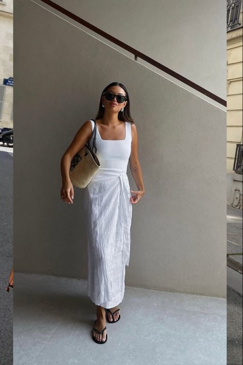 Discover the chicest linen skirt outfit ideas for every season, from effortless European summer looks to elevated casual styling. This fashion guide features elegant linen maxi skirts, relaxed midi outfits, vacation-ready styling tips, and timeless neutral combinations with sandals, woven bags, and effortless accessories for a polished, expensive-looking wardrobe. Linen Skirt With Pockets, With Sweater, With Sneakers, Linen Skirt With Belt, Linen Skirt With Slit, Linen Skirt With T-Shirt, Linen Skirt With Top, Linen Skirt With Blazer, Blue, Black, White, Beige, Short, Summer, Linen Skirt Styling, Linen Skirt Short, Linen Skirt And Top, Linen Skirt Beach Outfit, Linen Skirt Style, Linen Skirt In Fall, Linen Skirt Outfit Inspiration, Outfit Inspo White Linen Skirt, Winter