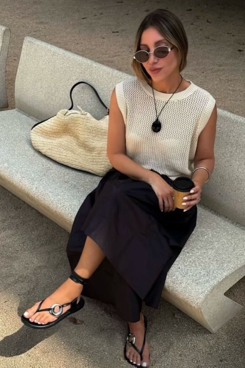 Discover the chicest linen skirt outfit ideas for every season, from effortless European summer looks to elevated casual styling. This fashion guide features elegant linen maxi skirts, relaxed midi outfits, vacation-ready styling tips, and timeless neutral combinations with sandals, woven bags, and effortless accessories for a polished, expensive-looking wardrobe. Linen Skirt With Pockets, With Sweater, With Sneakers, Linen Skirt With Belt, Linen Skirt With Slit, Linen Skirt With T-Shirt, Linen Skirt With Top, Linen Skirt With Blazer, Blue, Black, White, Beige, Short, Summer, Linen Skirt Styling, Linen Skirt Short, Linen Skirt And Top, Linen Skirt Beach Outfit, Linen Skirt Style, Linen Skirt In Fall, Linen Skirt Outfit Inspiration, Outfit Inspo White Linen Skirt, Winter