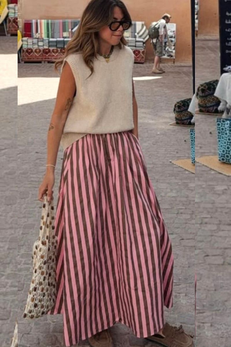 Discover the chicest linen skirt outfit ideas for every season, from effortless European summer looks to elevated casual styling. This fashion guide features elegant linen maxi skirts, relaxed midi outfits, vacation-ready styling tips, and timeless neutral combinations with sandals, woven bags, and effortless accessories for a polished, expensive-looking wardrobe. Linen Skirt With Pockets, With Sweater, With Sneakers, Linen Skirt With Belt, Linen Skirt With Slit, Linen Skirt With T-Shirt, Linen Skirt With Top, Linen Skirt With Blazer, Blue, Black, White, Beige, Short, Summer, Linen Skirt Styling, Linen Skirt Short, Linen Skirt And Top, Linen Skirt Beach Outfit, Linen Skirt Style, Linen Skirt In Fall, Linen Skirt Outfit Inspiration, Outfit Inspo White Linen Skirt, Winter