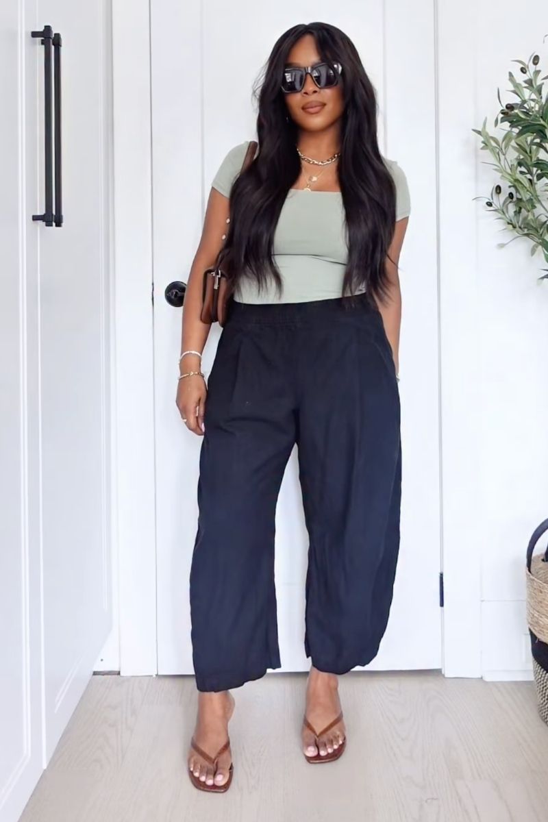 Discover chic and effortless ways to style navy linen pants with these outfit ideas perfect for summer and beyond. From casual everyday looks to elevated smart-casual outfits, this guide covers versatile styling tips, must-have pieces, and easy combinations to help you look polished, comfortable, and on-trend. Navy Linen Pants Outfit, Navy Linen Pants Outfit Summer, Navy Linen Pants Outfit Work, Winter, Navy Linen Pants Outfit Spring, Summer Casual, Fall, Navy Linen Pants Fit, Hijab, Navy Linen Pants With Sweater, Navy Linen Pants With Sneakers, Navy Linen Pants With White Top, What Goes With Navy Blue Linen Pants, Outfits With Linen Navy Pants, Navy Linen Pants Outfit With Jacket, Navy Linen Pants With Cardigan, Shoes To Wear With Navy Linen Pants, Navy Linen Pants Styling