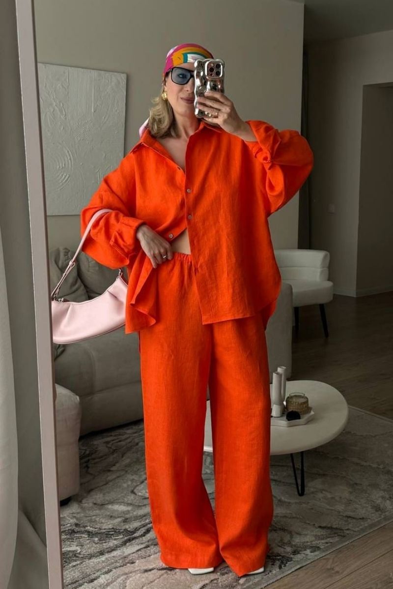 Discover how to style orange linen pants with chic, effortless outfit ideas perfect for summer and beyond. From casual daytime looks to elevated, fashion-forward combinations, this guide covers versatile styling tips, color pairings, and must-have accessories to help you create polished, standout outfits with ease. What To Wear With Burnt Orange Linen Pants, Linen Pants With Orange Top, What To Wear With Orange Linen Pants, Outfit With Orange Linen Pants, Orange Linen Pants Outfit, Orange Linen Pants Outfit Work, Orange Linen Pants Outfit Fall, Orange Linen Pants Outfit Hijab, Orange Linen Pants Styling, Orange Linen Pants Outfit Beach, Orange Linen Pants Women, Orange Linen Pants Outfit Casual, Orange Linen Pants Outfit Winter, Orange Linen Pants Outfit Plus Size, Outfit Ideas Discover how to style orange linen pants with chic, effortless outfit ideas perfect for summer and beyond. From casual daytime looks to elevated, fashion-forward combinations, this guide covers versatile styling tips, color pairings, and must-have accessories to help you create polished, standout outfits with ease. What To Wear With Burnt Orange Linen Pants, Linen Pants With Orange Top, What To Wear With Orange Linen Pants, Outfit With Orange Linen Pants, Orange Linen Pants Outfit, Orange Linen Pants Outfit Work, Orange Linen Pants Outfit Fall, Orange Linen Pants Outfit Hijab, Orange Linen Pants Styling, Orange Linen Pants Outfit Beach, Orange Linen Pants Women, Orange Linen Pants Outfit Casual, Orange Linen Pants Outfit Winter, Orange Linen Pants Outfit Plus Size, Outfit Ideas