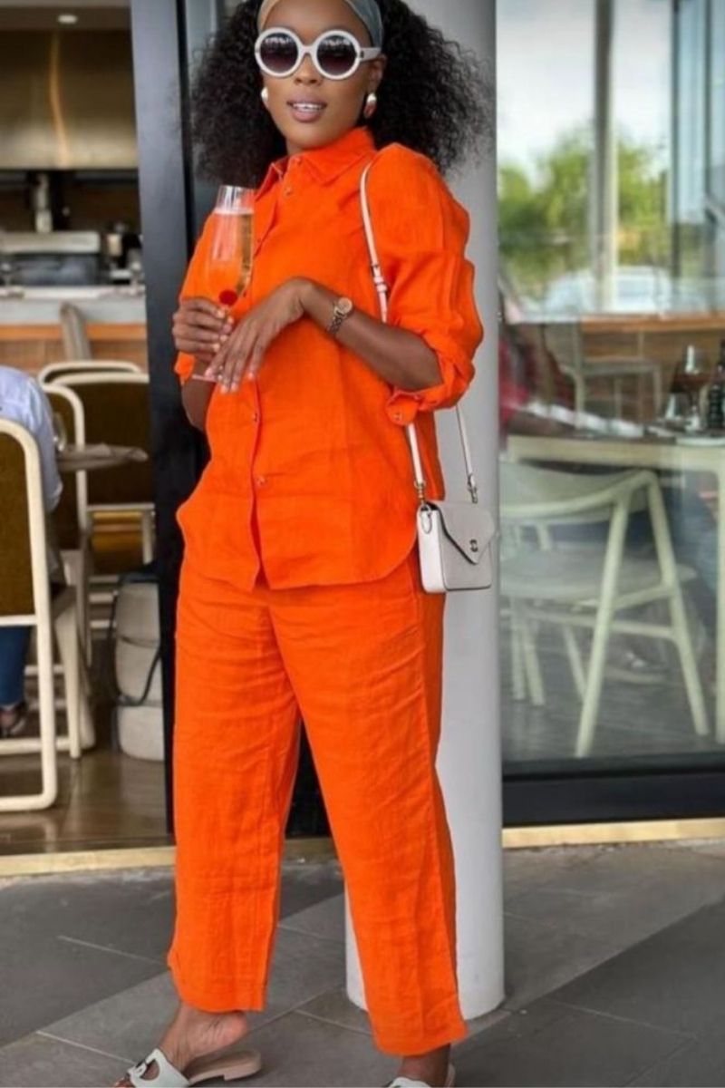 Discover how to style orange linen pants with chic, effortless outfit ideas perfect for summer and beyond. From casual daytime looks to elevated, fashion-forward combinations, this guide covers versatile styling tips, color pairings, and must-have accessories to help you create polished, standout outfits with ease. What To Wear With Burnt Orange Linen Pants, Linen Pants With Orange Top, What To Wear With Orange Linen Pants, Outfit With Orange Linen Pants, Orange Linen Pants Outfit, Orange Linen Pants Outfit Work, Orange Linen Pants Outfit Fall, Orange Linen Pants Outfit Hijab, Orange Linen Pants Styling, Orange Linen Pants Outfit Beach, Orange Linen Pants Women, Orange Linen Pants Outfit Casual, Orange Linen Pants Outfit Winter, Orange Linen Pants Outfit Plus Size, Outfit Ideas Discover how to style orange linen pants with chic, effortless outfit ideas perfect for summer and beyond. From casual daytime looks to elevated, fashion-forward combinations, this guide covers versatile styling tips, color pairings, and must-have accessories to help you create polished, standout outfits with ease. What To Wear With Burnt Orange Linen Pants, Linen Pants With Orange Top, What To Wear With Orange Linen Pants, Outfit With Orange Linen Pants, Orange Linen Pants Outfit, Orange Linen Pants Outfit Work, Orange Linen Pants Outfit Fall, Orange Linen Pants Outfit Hijab, Orange Linen Pants Styling, Orange Linen Pants Outfit Beach, Orange Linen Pants Women, Orange Linen Pants Outfit Casual, Orange Linen Pants Outfit Winter, Orange Linen Pants Outfit Plus Size, Outfit Ideas