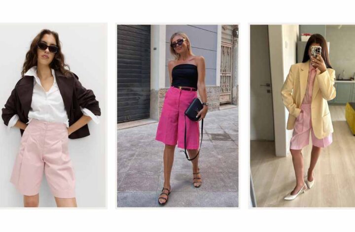 Discover how to style pink Bermuda shorts with these chic and versatile outfit ideas. From tailored blazer looks to casual everyday styling, this guide covers effortless ways to wear pink Bermuda shorts for summer, work, and beyond with modern, fashion-forward pieces. Pink Bermuda Shorts Outfit, Pink Bermuda Shorts Outfit Women, Pink Bermuda Shorts Outfit Aesthetic, Styling Pink Bermuda Shorts, Pink Denim Bermuda Shorts, Pink Denim Bermuda Shorts, Hot Pink Bermuda Shorts Outfit, Hot Pink Bermuda Shorts Outfit, Pink Plaid Bermuda Shorts, Pink Plaid Bermuda Shorts