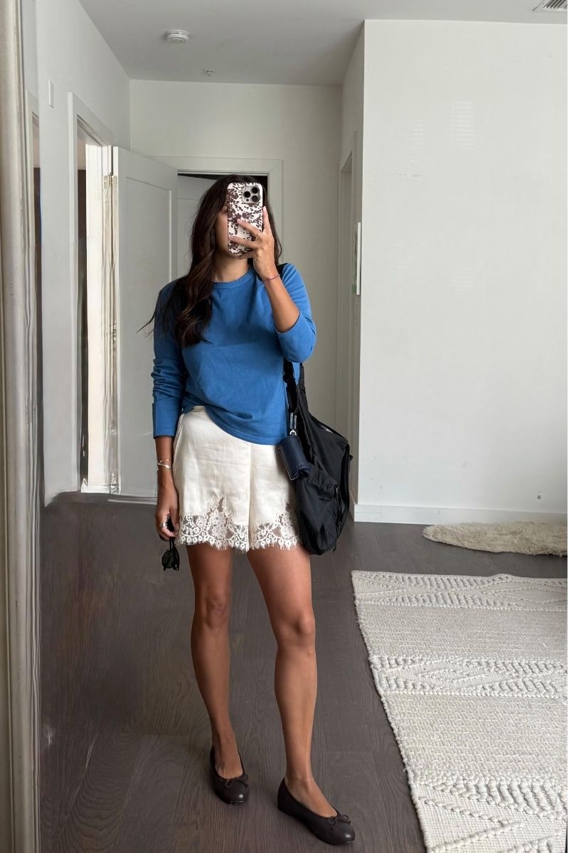 Discover how to style lace shorts with these effortlessly chic outfit ideas that blend feminine details with modern, wearable pieces. From cozy knits and tailored blazers to casual tees and statement boots, these looks will inspire you to elevate your everyday style with ease. Lace Shorts Outfit, Lace Skirt Outfit Ideas, Lace Shorts Outfit Summer, Lace Shorts Outfit Spring, Lace Shorts Outfit Winter, Lace Shorts Country Outfit, Lace Shorts Styled, Lace Shorts Outfit Brown, Lace Shorts Going Out Outfit, Sweater, Lace Shorts With Boots, Lace Shorts With Oversized Shirt, Lace Shorts With Sweater, Satin Lace Shorts With Sweater, Satin Lace Shorts Styling, Satin Lace Shorts Outfit Winter, Satin Lace Shorts Outfit Going Out, Satin Lace Shorts Street Style, What To Wear With Satin Lace Shorts Discover how to style lace shorts with these effortlessly chic outfit ideas that blend feminine details with modern, wearable pieces. From cozy knits and tailored blazers to casual tees and statement boots, these looks will inspire you to elevate your everyday style with ease. Lace Shorts Outfit, Lace Skirt Outfit Ideas, Lace Shorts Outfit Summer, Lace Shorts Outfit Spring, Lace Shorts Outfit Winter, Lace Shorts Country Outfit, Lace Shorts Styled, Lace Shorts Outfit Brown, Lace Shorts Going Out Outfit, Sweater, Lace Shorts With Boots, Lace Shorts With Oversized Shirt, Lace Shorts With Sweater, Satin Lace Shorts With Sweater, Satin Lace Shorts Styling, Satin Lace Shorts Outfit Winter, Satin Lace Shorts Outfit Going Out, Satin Lace Shorts Street Style, What To Wear With Satin Lace Shorts