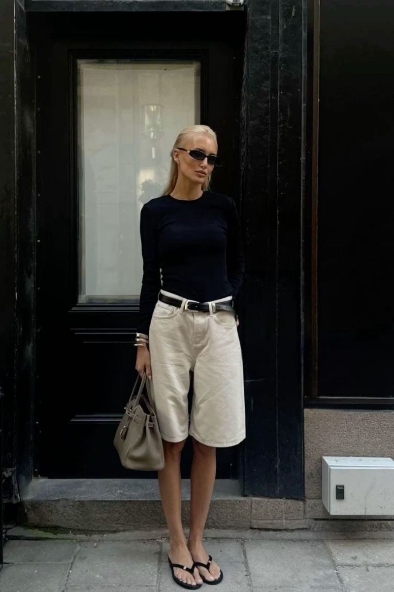Discover chic and effortless ways to style white Bermuda shorts with these elevated outfit ideas. From tailored blazers and relaxed button-downs to statement tops and minimalist basics, this guide shows you how to create polished, on-trend looks for any occasion all summer long. White Bermuda Shorts Outfit Summer, White Bermuda Shorts Outfit Classy, White Bermuda Shorts Outfit Women,&nbsp; White Bermuda Shorts Outfit Aesthetic, White Bermuda Shorts Outfit Winter, White Bermuda Shorts Outfit Spring, White Bermuda Shorts Jeans Outfit, White Bermuda Shorts Outfit Work, White Bermuda Shorts Beach Outfit, White Bermuda Shorts Outfit Fall, White Bermuda Shorts With Shirt, What To Wear With White Bermuda Shorts, White Bermuda Shorts Outfit With Sneakers, What To Wear With White Bermuda Shorts