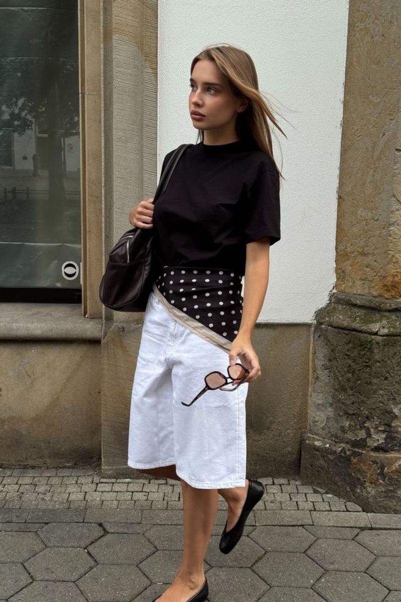 Discover chic and effortless ways to style white Bermuda shorts with these elevated outfit ideas. From tailored blazers and relaxed button-downs to statement tops and minimalist basics, this guide shows you how to create polished, on-trend looks for any occasion all summer long. White Bermuda Shorts Outfit Summer, White Bermuda Shorts Outfit Classy, White Bermuda Shorts Outfit Women,&nbsp; White Bermuda Shorts Outfit Aesthetic, White Bermuda Shorts Outfit Winter, White Bermuda Shorts Outfit Spring, White Bermuda Shorts Jeans Outfit, White Bermuda Shorts Outfit Work, White Bermuda Shorts Beach Outfit, White Bermuda Shorts Outfit Fall, White Bermuda Shorts With Shirt, What To Wear With White Bermuda Shorts, White Bermuda Shorts Outfit With Sneakers, What To Wear With White Bermuda Shorts
