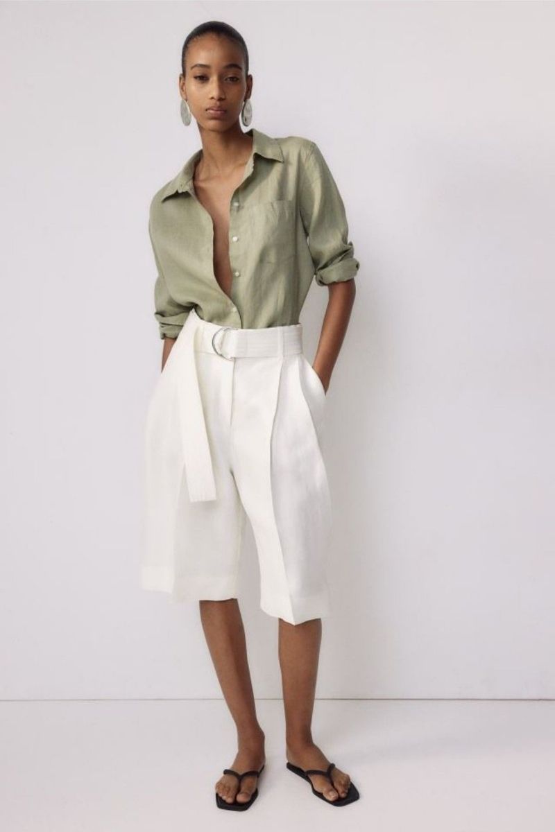 Discover chic and effortless ways to style white Bermuda shorts with these elevated outfit ideas. From tailored blazers and relaxed button-downs to statement tops and minimalist basics, this guide shows you how to create polished, on-trend looks for any occasion all summer long. White Bermuda Shorts Outfit Summer, White Bermuda Shorts Outfit Classy, White Bermuda Shorts Outfit Women,&nbsp; White Bermuda Shorts Outfit Aesthetic, White Bermuda Shorts Outfit Winter, White Bermuda Shorts Outfit Spring, White Bermuda Shorts Jeans Outfit, White Bermuda Shorts Outfit Work, White Bermuda Shorts Beach Outfit, White Bermuda Shorts Outfit Fall, White Bermuda Shorts With Shirt, What To Wear With White Bermuda Shorts, White Bermuda Shorts Outfit With Sneakers, What To Wear With White Bermuda Shorts