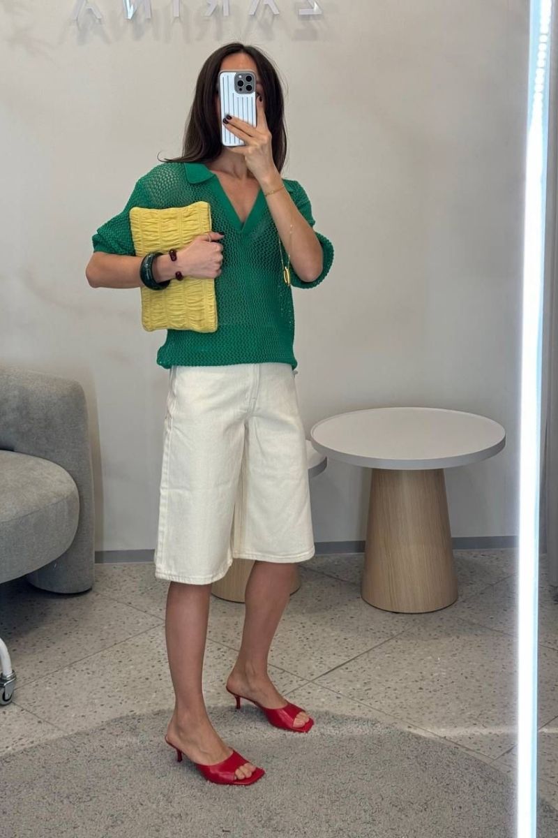 Discover chic and effortless ways to style white Bermuda shorts with these elevated outfit ideas. From tailored blazers and relaxed button-downs to statement tops and minimalist basics, this guide shows you how to create polished, on-trend looks for any occasion all summer long. White Bermuda Shorts Outfit Summer, White Bermuda Shorts Outfit Classy, White Bermuda Shorts Outfit Women,&nbsp; White Bermuda Shorts Outfit Aesthetic, White Bermuda Shorts Outfit Winter, White Bermuda Shorts Outfit Spring, White Bermuda Shorts Jeans Outfit, White Bermuda Shorts Outfit Work, White Bermuda Shorts Beach Outfit, White Bermuda Shorts Outfit Fall, White Bermuda Shorts With Shirt, What To Wear With White Bermuda Shorts, White Bermuda Shorts Outfit With Sneakers, What To Wear With White Bermuda Shorts
