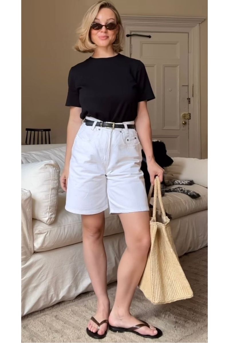 Discover chic and effortless ways to style white Bermuda shorts with these elevated outfit ideas. From tailored blazers and relaxed button-downs to statement tops and minimalist basics, this guide shows you how to create polished, on-trend looks for any occasion all summer long. White Bermuda Shorts Outfit Summer, White Bermuda Shorts Outfit Classy, White Bermuda Shorts Outfit Women,&nbsp; White Bermuda Shorts Outfit Aesthetic, White Bermuda Shorts Outfit Winter, White Bermuda Shorts Outfit Spring, White Bermuda Shorts Jeans Outfit, White Bermuda Shorts Outfit Work, White Bermuda Shorts Beach Outfit, White Bermuda Shorts Outfit Fall, White Bermuda Shorts With Shirt, What To Wear With White Bermuda Shorts, White Bermuda Shorts Outfit With Sneakers, What To Wear With White Bermuda Shorts