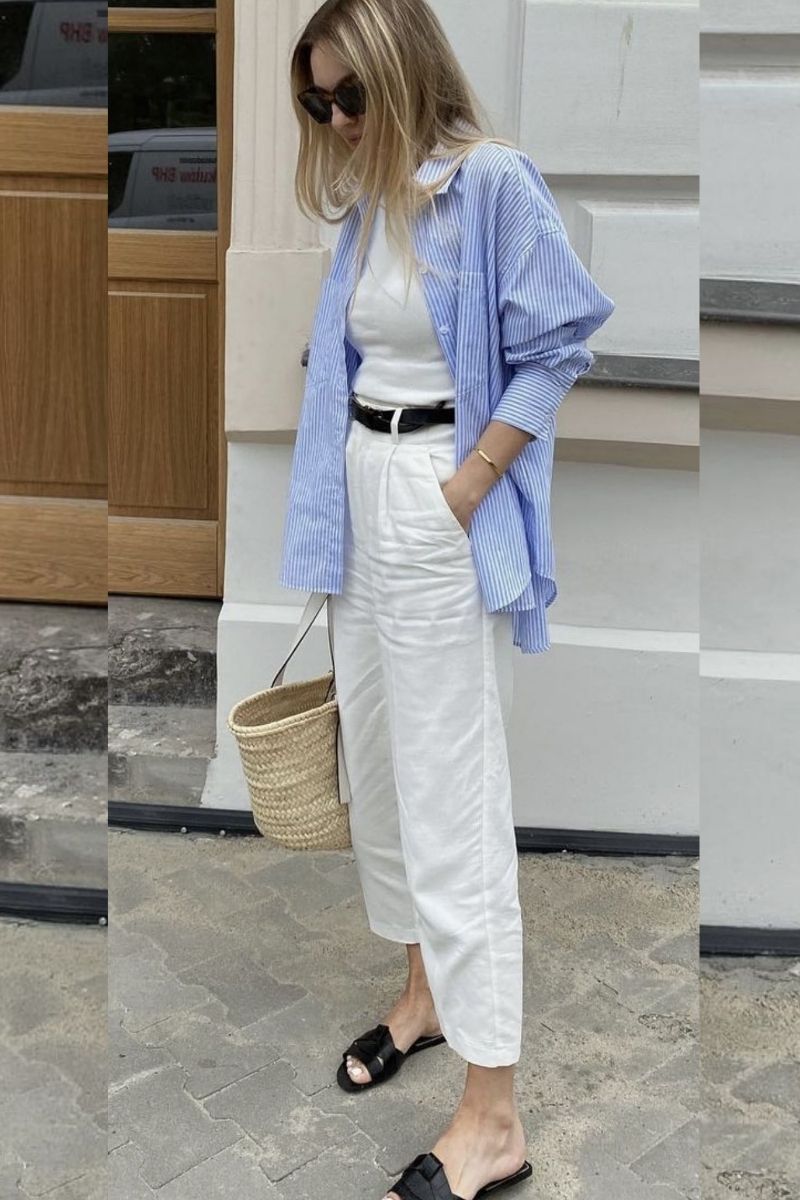 Discover chic and effortless white linen pants outfit ideas you can wear all season long. From casual everyday looks to elevated summer styling, explore how to pair linen trousers with timeless staples, bold colors, and must-have accessories for a polished, fashion-forward wardrobe. White Linen Pants With Sneakers, White Linen Pants With Sweater, White Linen Pants With Black Top, White Linen Pants With Chelsea Boots, White Linen Pants With Blue Shirt, White Linen Pants With White Top, White Linen Pants With Black Shirt, White Linen Pants With Shirt, White Linen Pants With Red Top, White Linen Pants With Blue Top, White Linen Pants Outfit, White Linen Pants Outfit Summer, White Linen Pants Outfit Casual, White Linen Pants Outfit Dressy Classy, White Linen Pants Outfit Work, Beach, Dressy